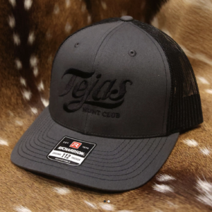 Tejas Hunt Club Cap - Charcoal/Black